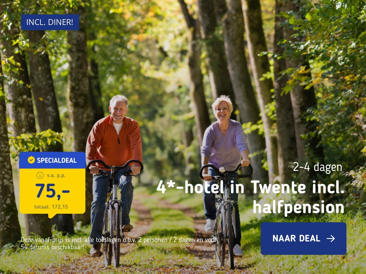 4*-hotel in Twente incl. halfpension