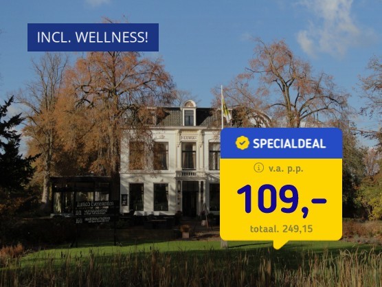 4*-hotel in Friesland + diner & welness