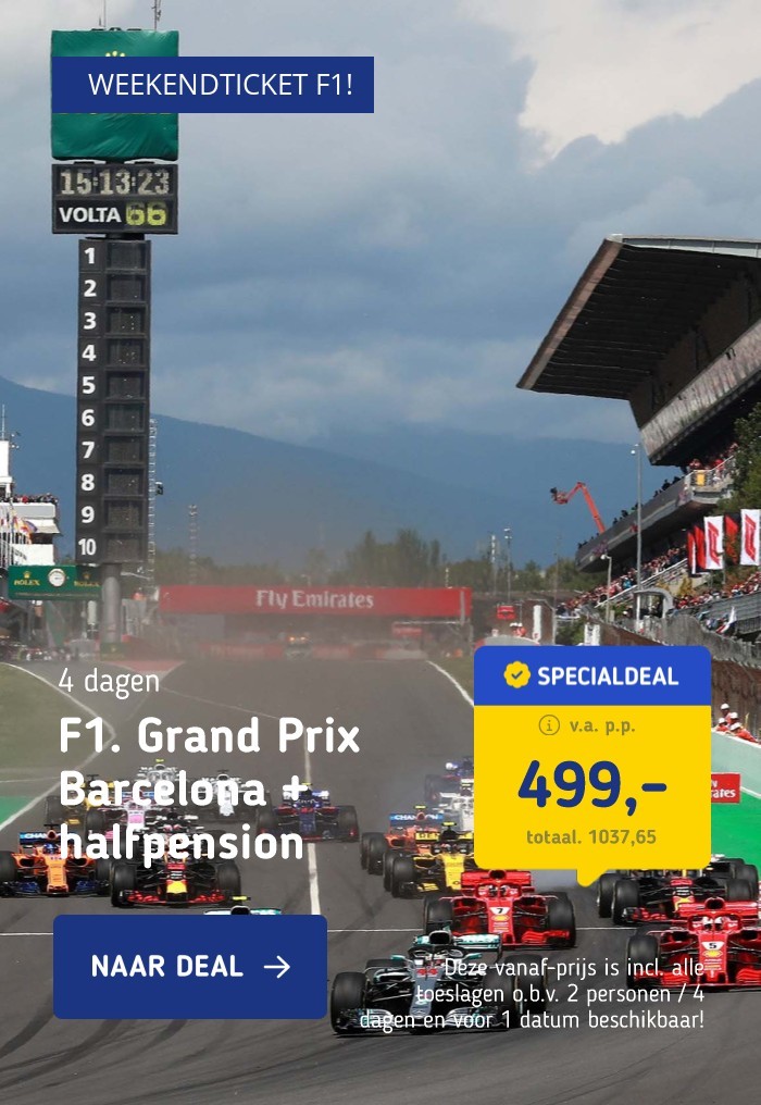 F1: Grand Prix Barcelona + halfpension