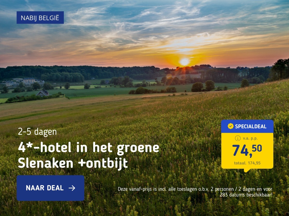 4*-hotel in het groene Slenaken +ontbijt