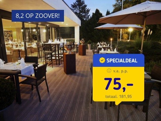 4*-hotel Veluwe + ontbijt & hoofdgerecht