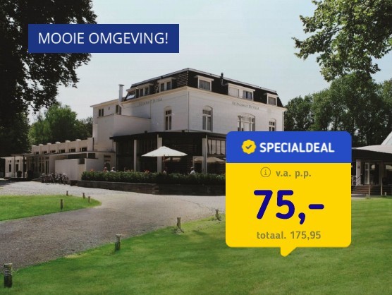 4*-hotel nabij Nijmegen + diner