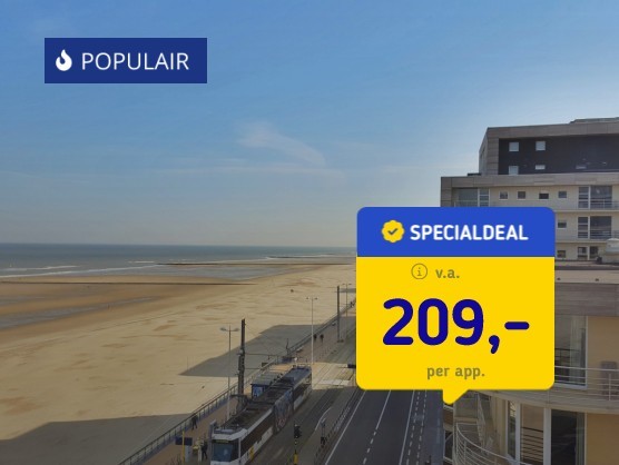 Verblijf aan zee in Oostende + extra's