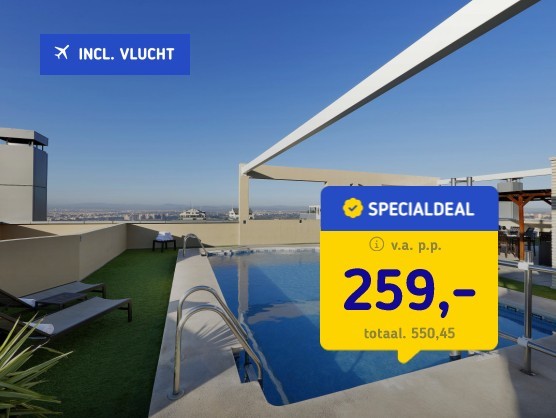 4*-hotel Valencia + vlucht & ontbijt