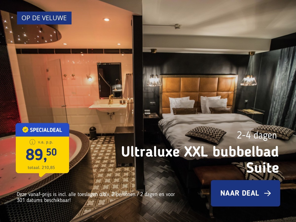 Ultraluxe XXL bubbelbad Suite