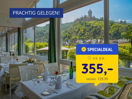 Prachtig hotel gelegen aan de Moezel