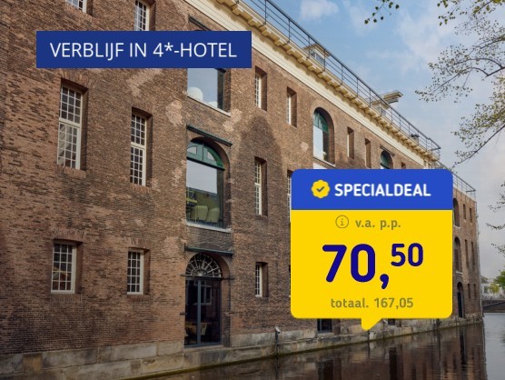 4*-Hotel in rijksmonument Delft