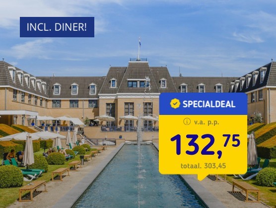 4*-hotel op de Veluwe incl. diner