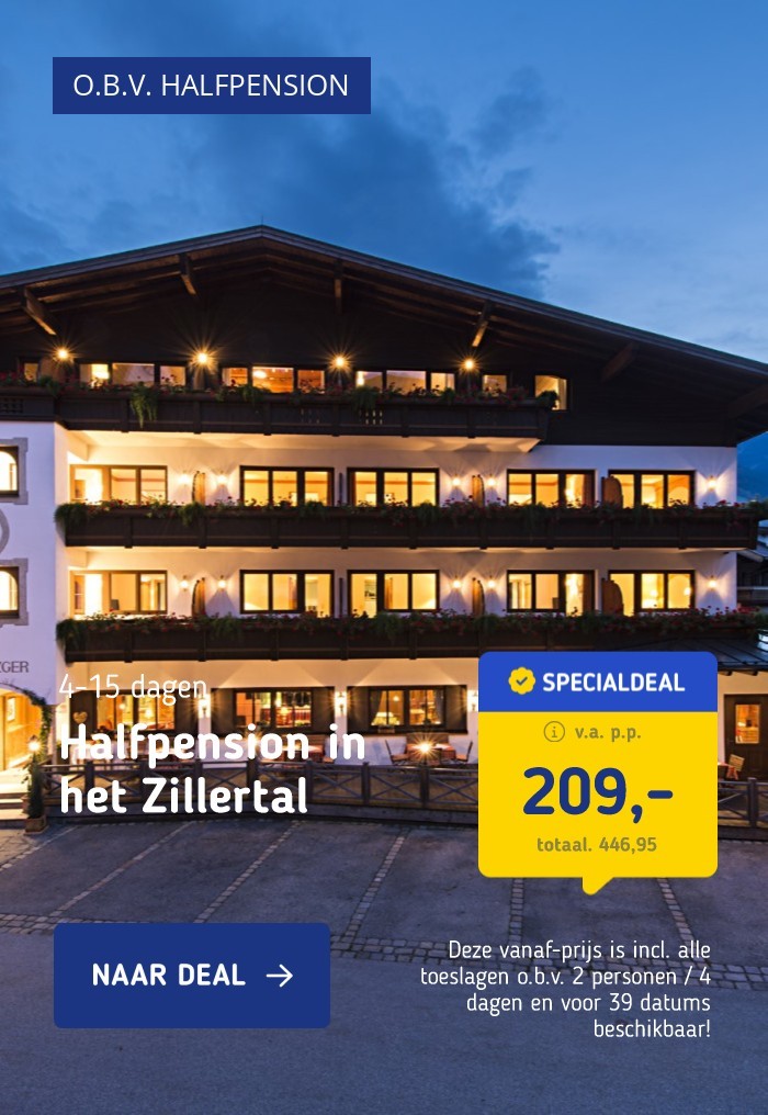 Halfpension in het Zillertal