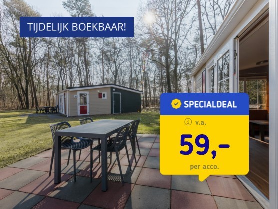 FLASHDEAL! ⚡️Roompot Bospark in Borger