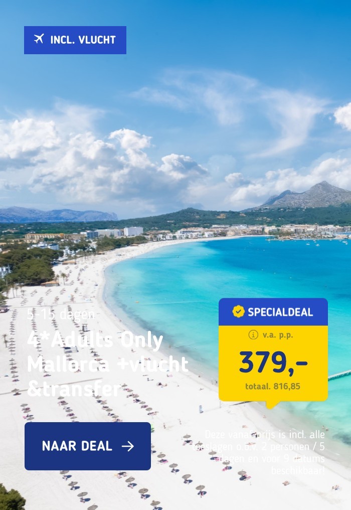 4*Adults Only Mallorca +vlucht &transfer