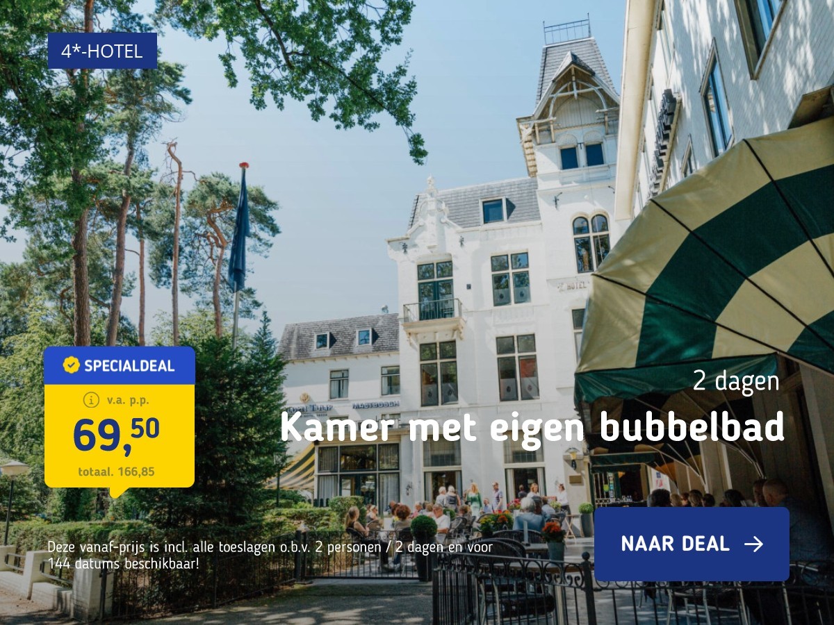 Kamer met eigen bubbelbad