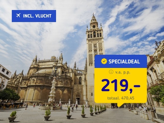 4*-stedentrip Sevilla + vlucht & ontbijt