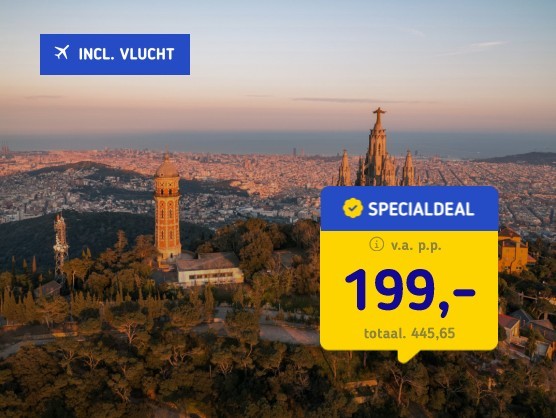 Stedentrip Barcelona + vlucht