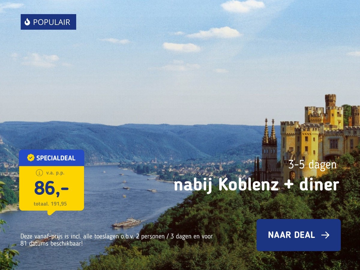 nabij Koblenz + diner