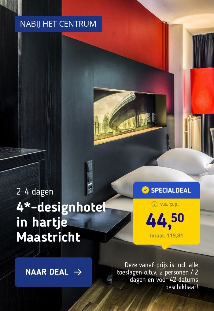 4*-designhotel in hartje Maastricht