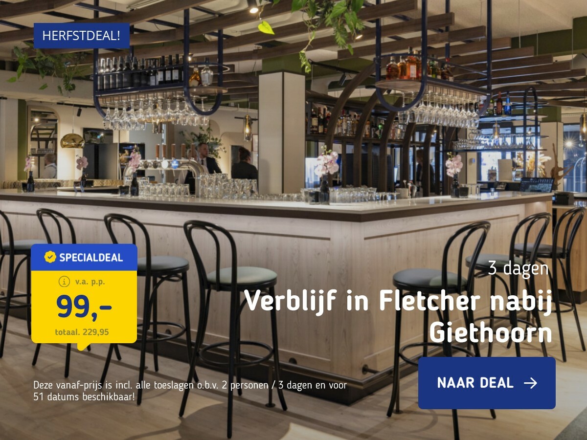 Verblijf in Fletcher nabij Giethoorn