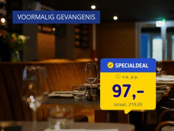 Uniek 4*-hotel Alkmaar + 3-gangerdiner