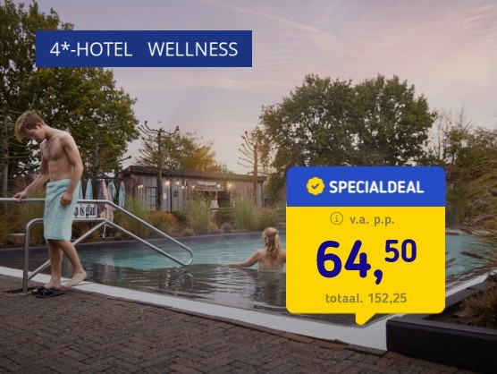 4*-kasteelhotel op de Veluwe + wellness