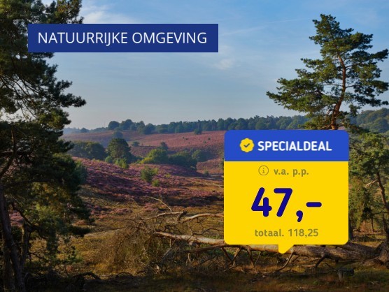 4*-hotel op de Veluwe incl. ontbijt