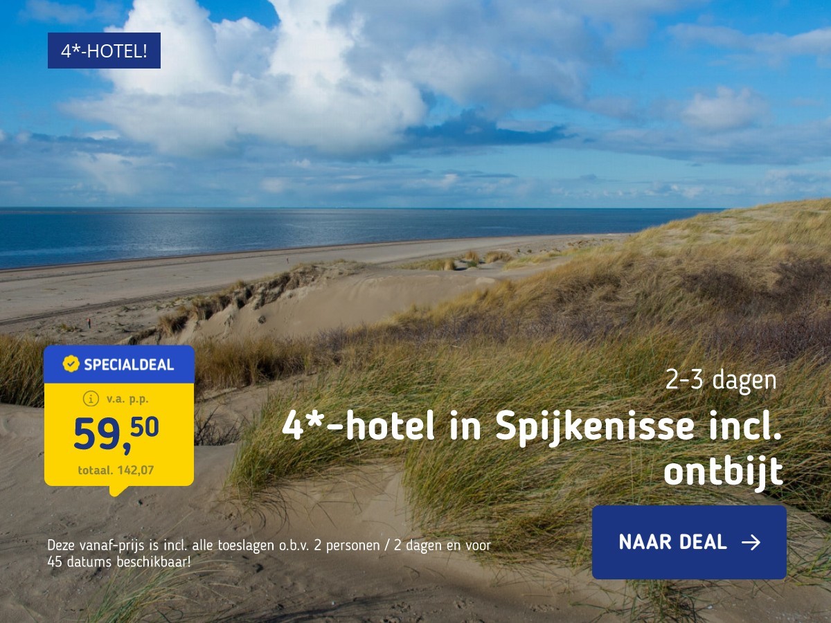 4*-hotel in Spijkenisse incl. ontbijt