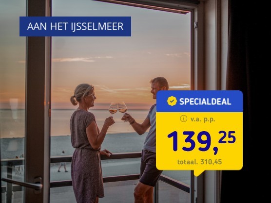 4*-hotel in Makkum incl. ontbijt