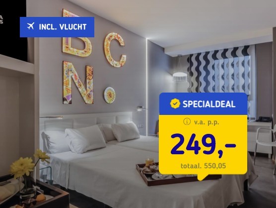 4*-hotel in Barcelona + vlucht & ontbijt