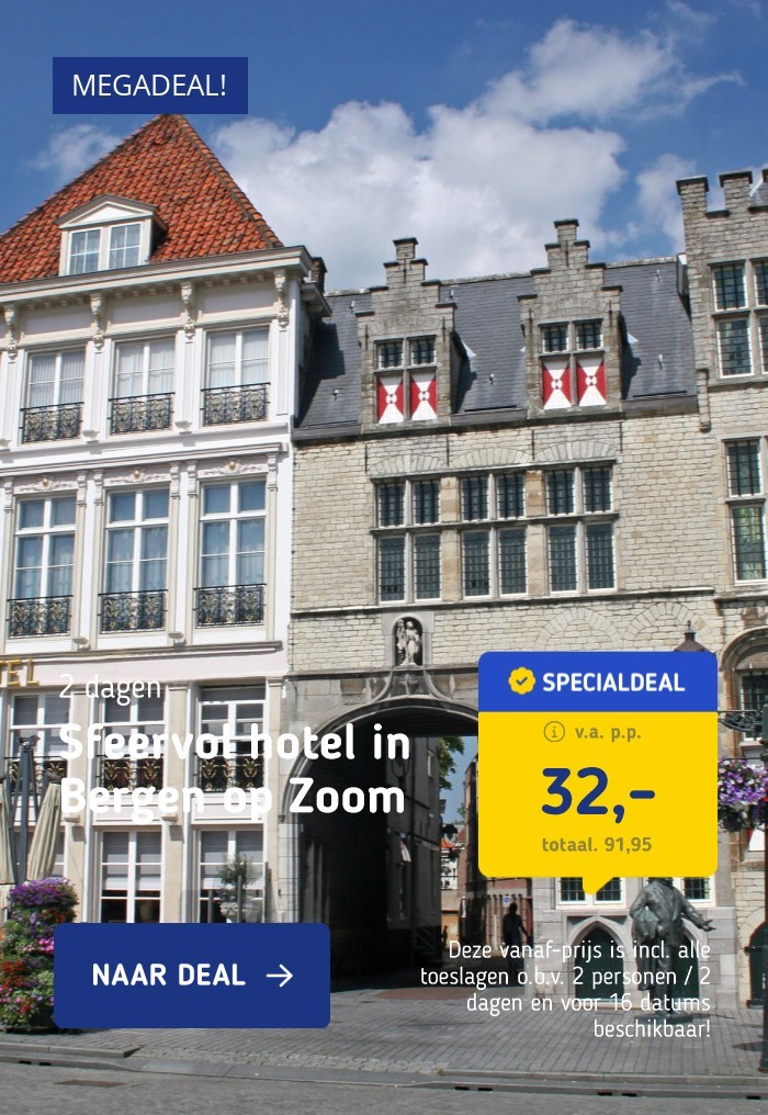 Sfeervol hotel in Bergen op Zoom