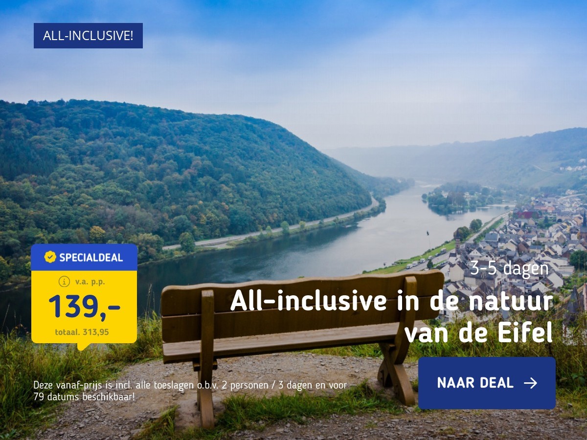 All-inclusive in de natuur van de Eifel