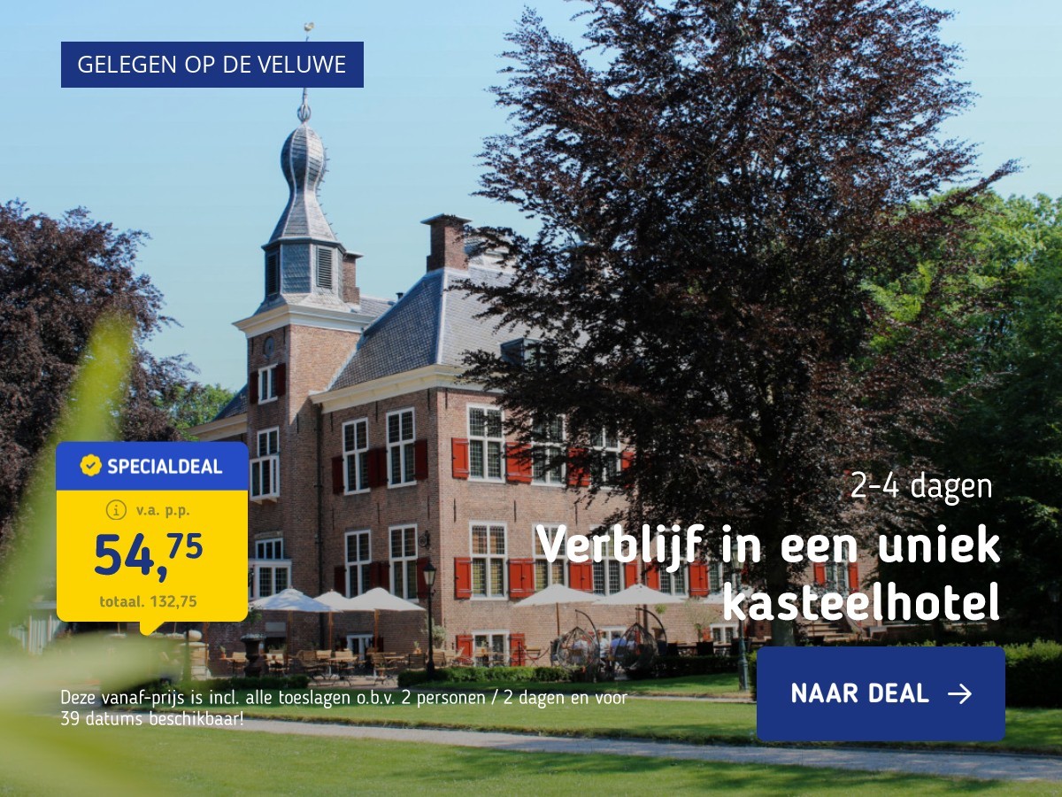 Verblijf in een uniek kasteelhotel