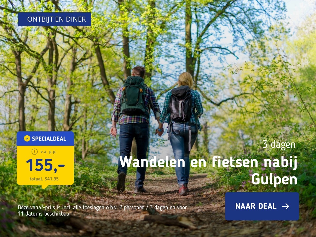 Wandelen en fietsen nabij Gulpen