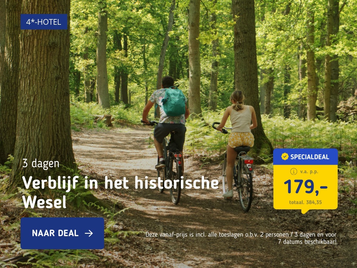 Verblijf in het historische Wesel