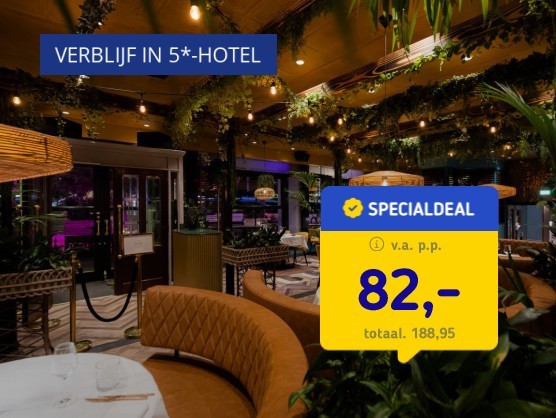 WINTERSPECIAL! ⚡ 5*-hotel in Arnhem