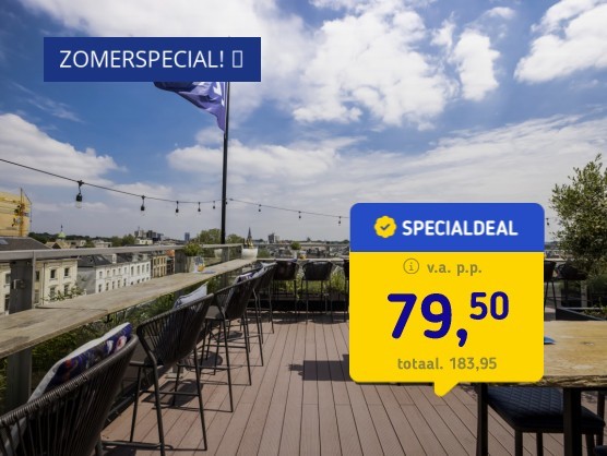 ZOMERSPECIAL! ⚡ 5*-hotel in Arnhem