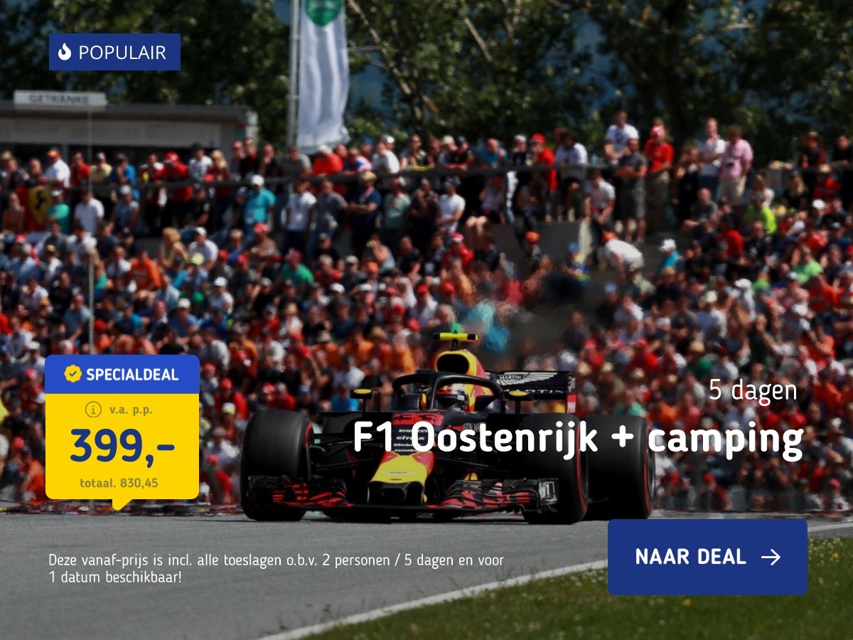 F1 Oostenrijk + camping