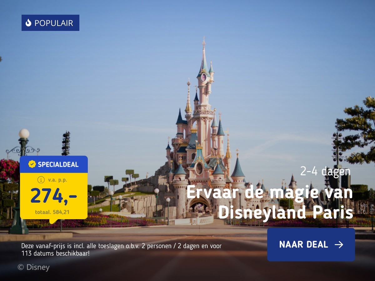 Ervaar de magie van Disneyland Paris