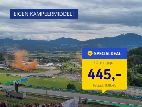 Kampeerplaats + Formule 1 Oostenrijk