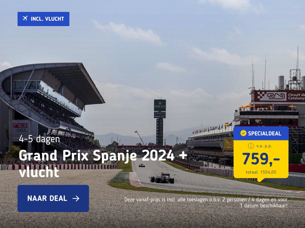 Grand Prix Spanje 2024 + vlucht