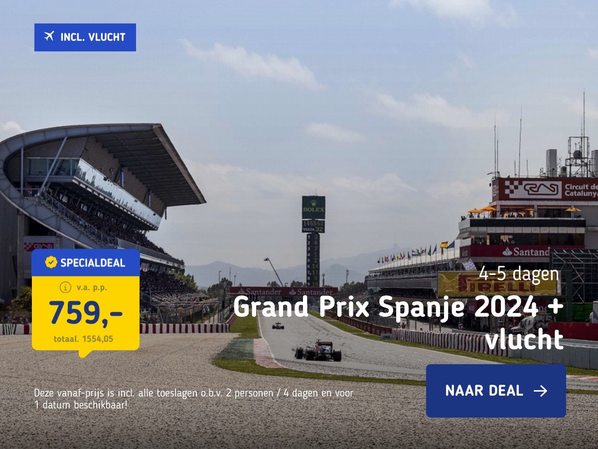 Grand Prix Spanje 2024 + vlucht