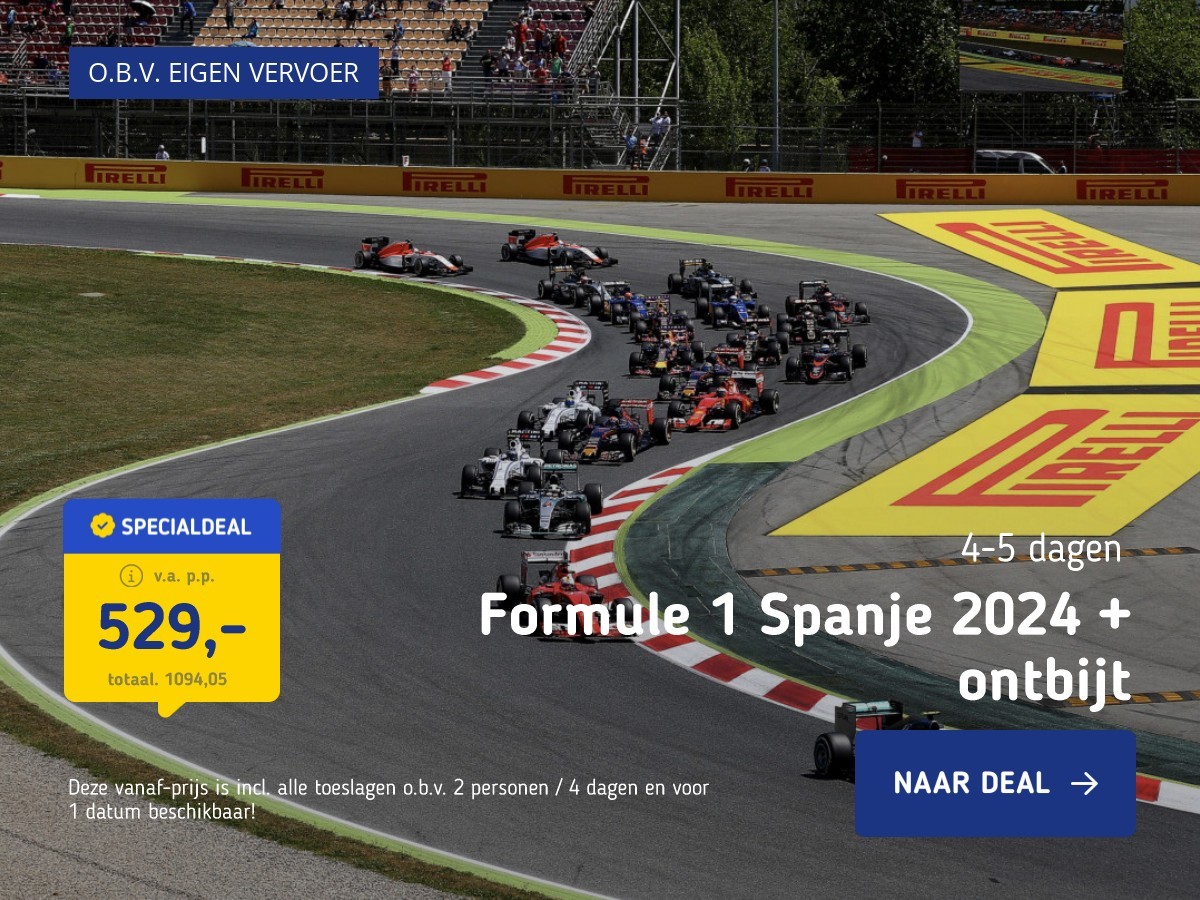 Formule 1 Spanje 2024 + ontbijt