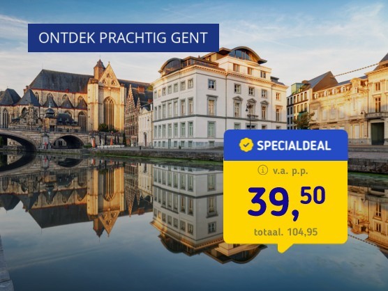 Hotel in het sfeervolle hart van Gent