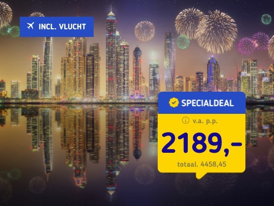 Nieuwjaar in Dubai incl. vele extra's