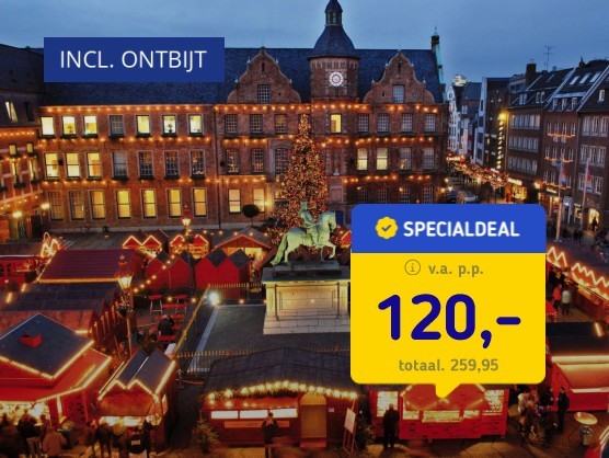 Kerstmarkt Düsseldorf + hotel & ontbijt