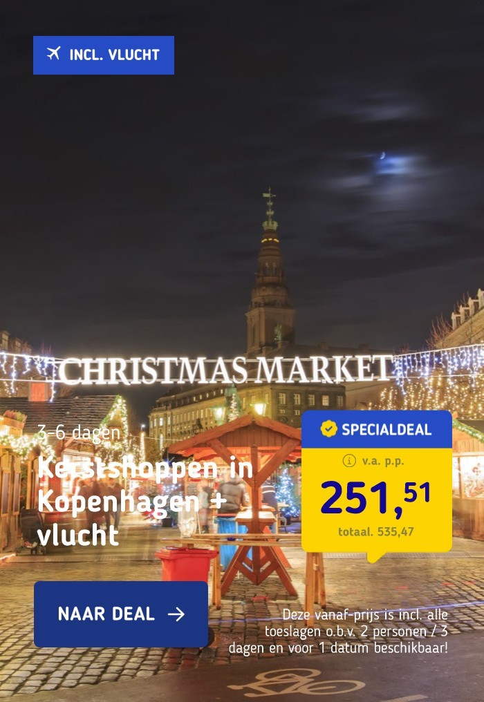 Kerstshoppen in Kopenhagen + vlucht