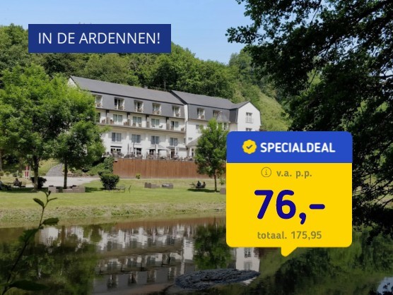 4*-hotel in de Ardennen + ontbijt