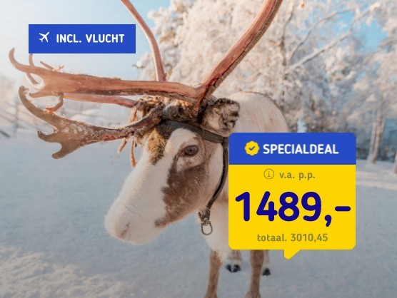 Lapland o.b.v. volpension + excursies