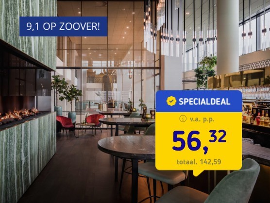 Luxe 4*-Van der Valk Haarlem nabij zee