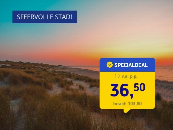 Nabij de kust in Zeeland incl. ontbijt
