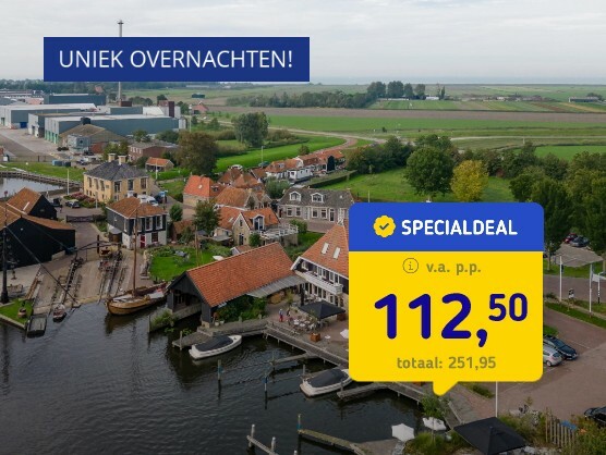 3 dgn aan het water in Workum + ontbijt