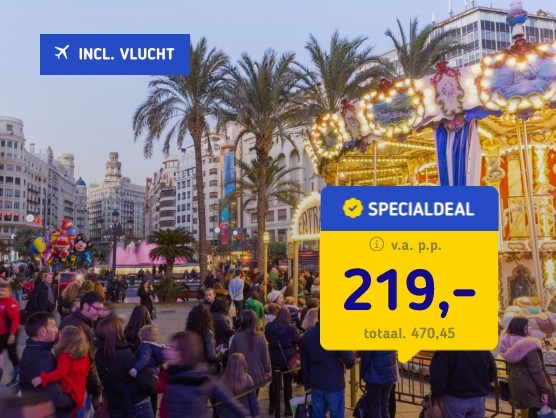 4*-hotel in Valencia + vlucht & ontbijt